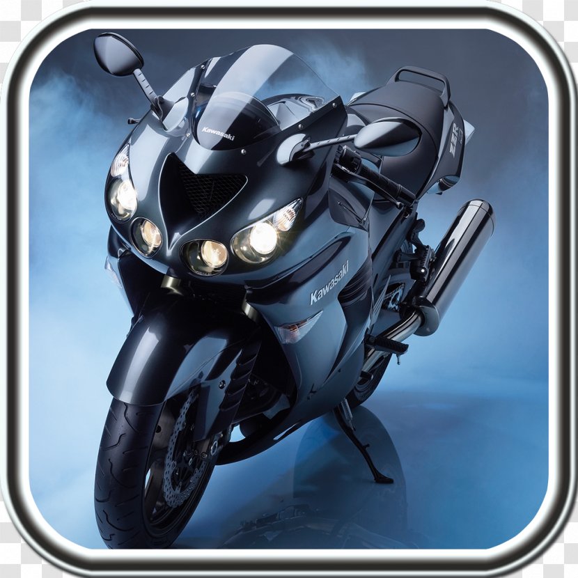 Kawasaki Ninja ZX-14 Car Sport Touring Motorcycle Bike - Exhaust System - Ducati Transparent PNG