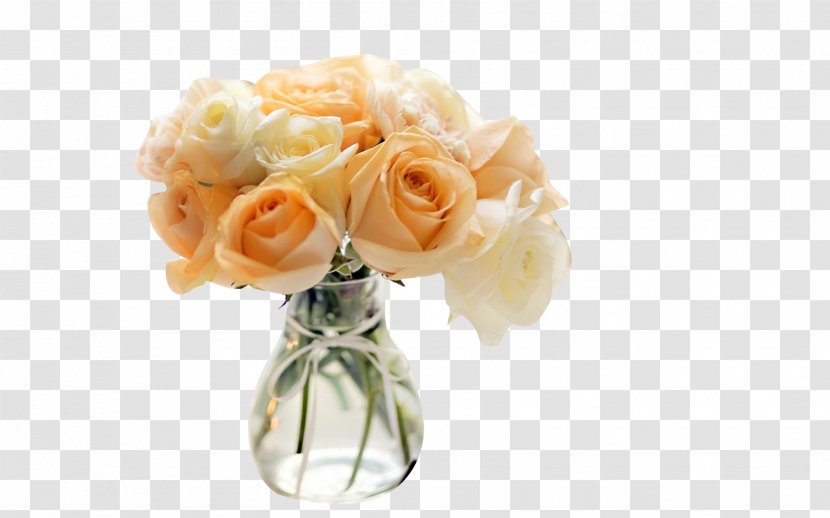 Flower Rose Desktop Metaphor Wallpaper - Flowering Plant - Vase Transparent PNG