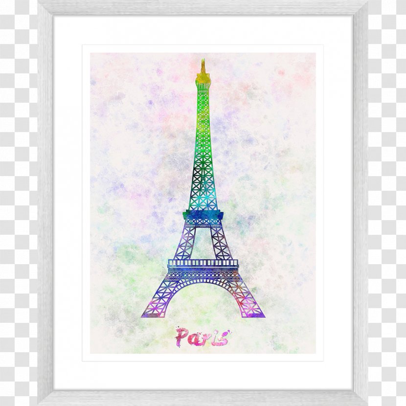 Eiffel Tower Watercolor Painting - Paris - Watercolour Pine Transparent PNG