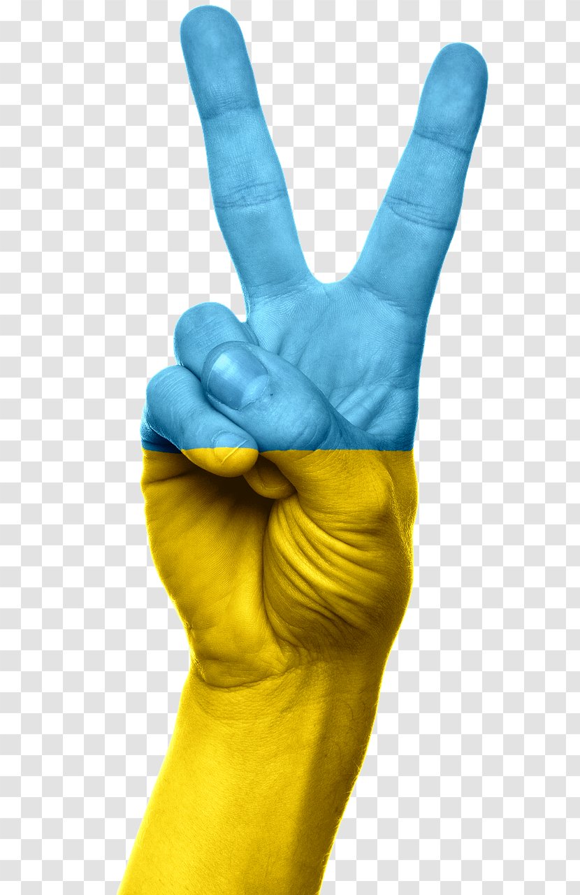 Flag Of Ukraine Ukrainians Language - Joint - The President Transparent PNG