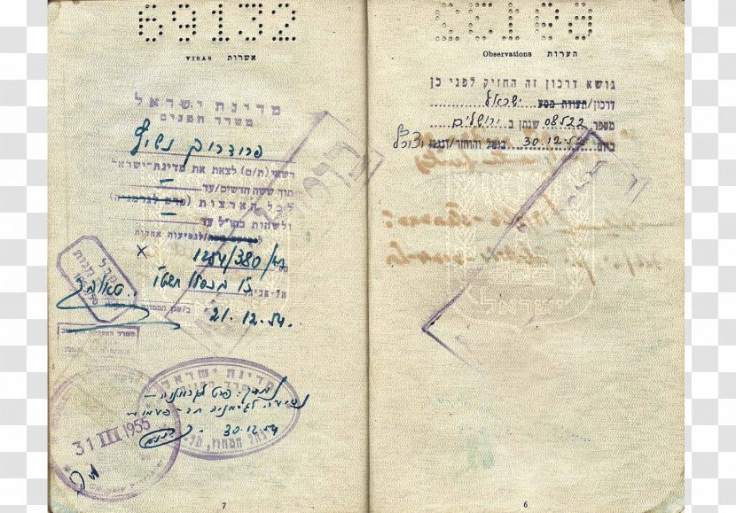 Germany Passport Second World War Travel Document Consul Transparent PNG