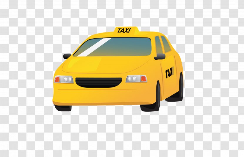 Taxi Car - Vehicle Door - Vector Yellow Transparent PNG