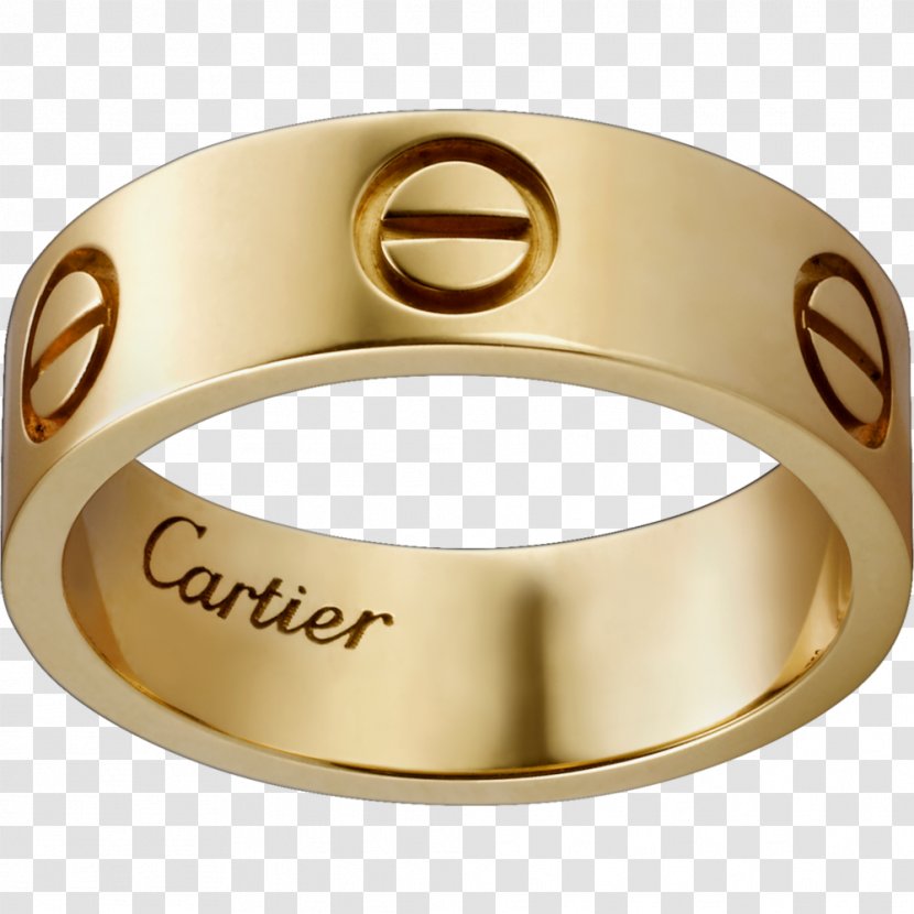 Ring Size Cartier Love Bracelet Jewellery - Body Jewelry Transparent PNG