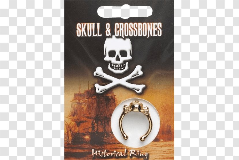 Skull And Crossbones Earring Piracy - Bracelet Transparent PNG
