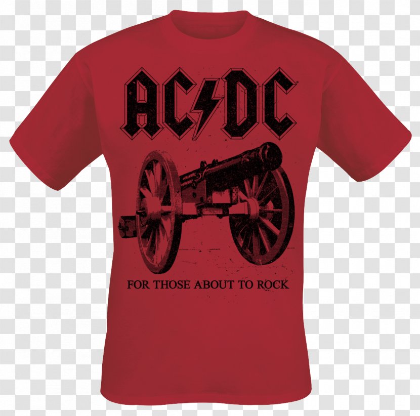 AC/DC For Those About To Rock We Salute You Album - Active Shirt Transparent PNG