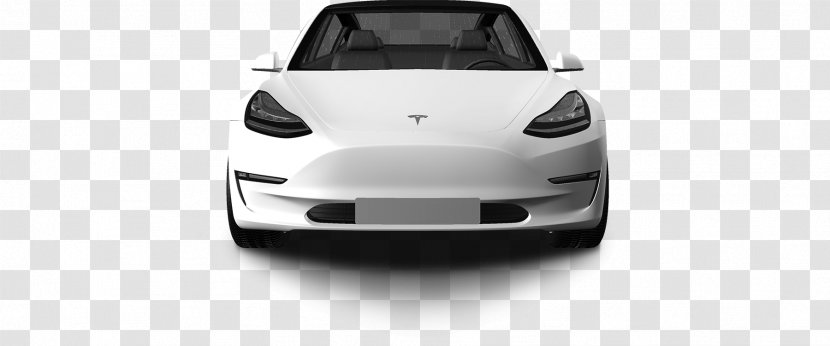Tesla Model 3 Car Bumper S - Inc - Front Transparent PNG