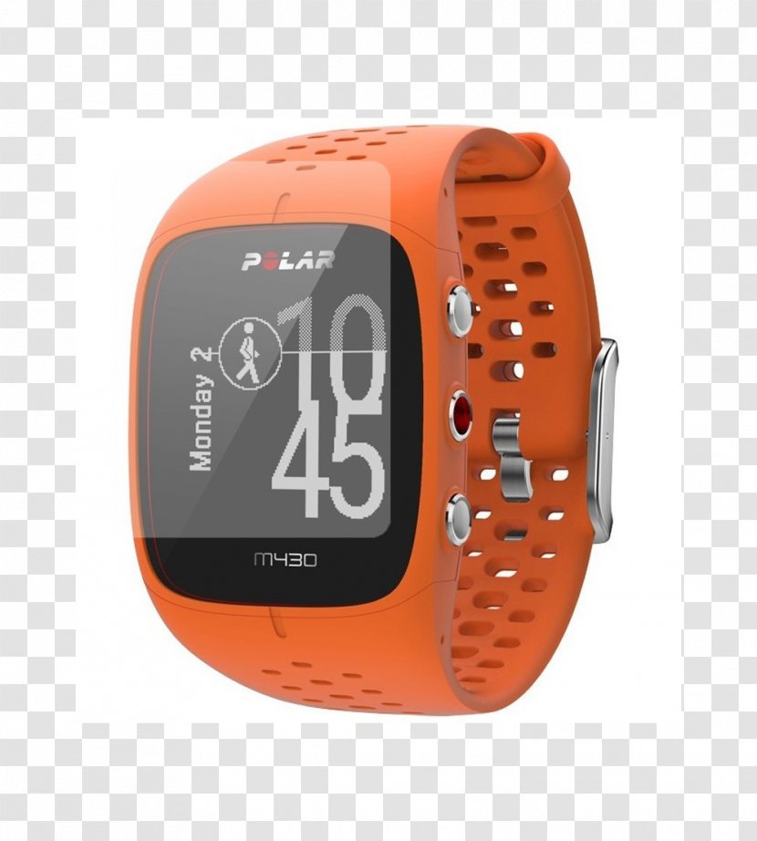 Polar M430 Electro Activity Tracker M400 GPS Watch - A370 - Strap Transparent PNG