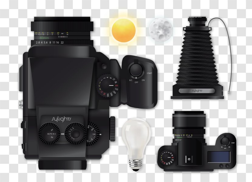 Camera Lens Web Design Video Single-lens Reflex Graphic - Cap Transparent PNG