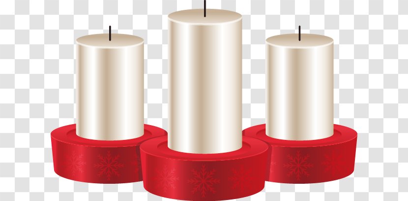 Candle Motif - Decor - Vector Hand-painted Candles Transparent PNG