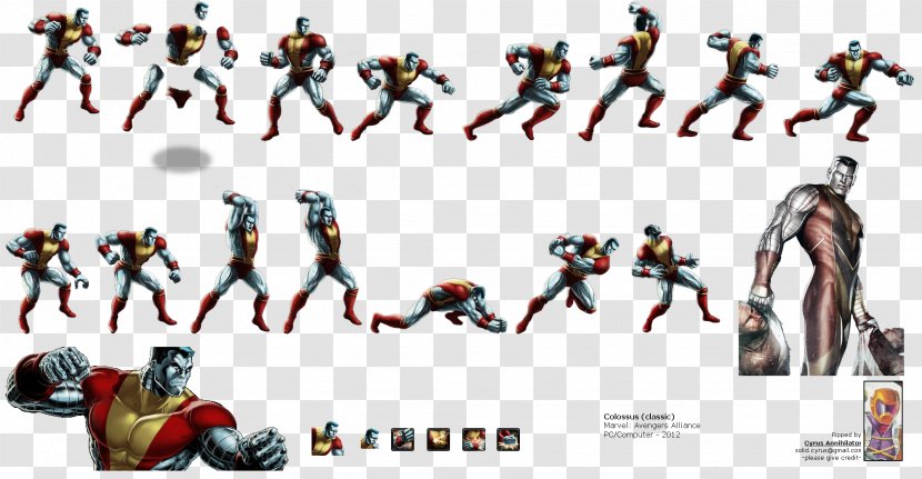 Marvel: Avengers Alliance Marvel Heroes 2016 Colossus Black Widow Thor - Cartoon Transparent PNG