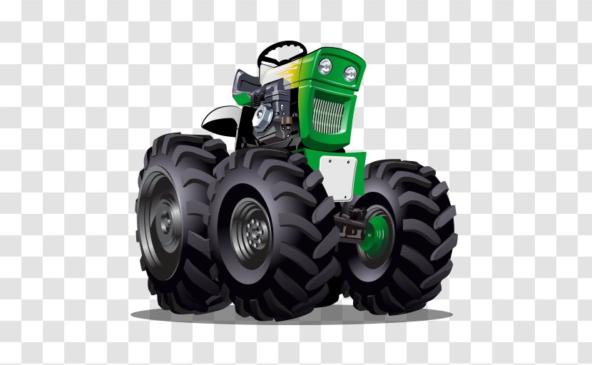 Vector Graphics Tractor Stock Photography Clip Art Illustration - Tire - Pull Transparent PNG
