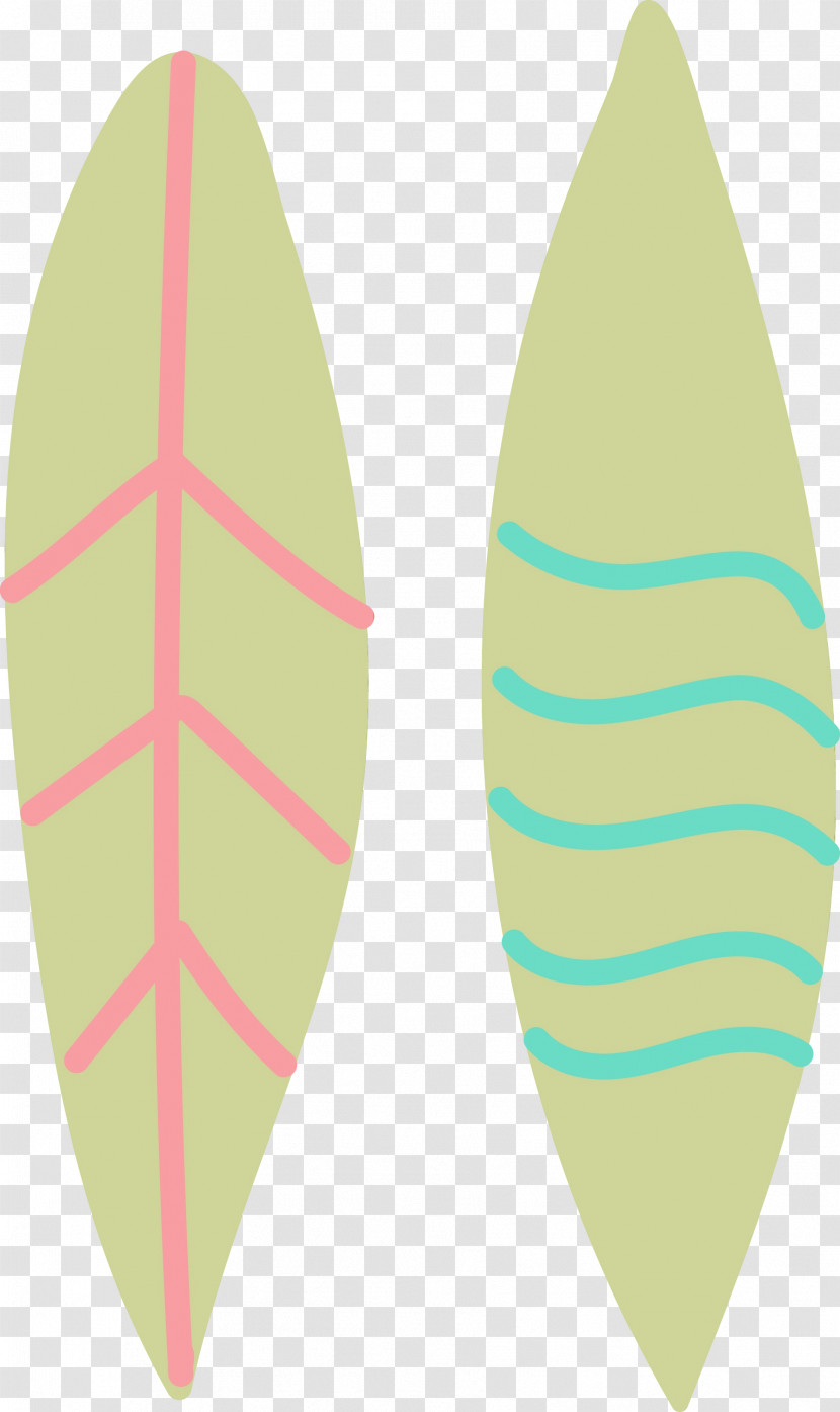 Leaf Surfboard Line Biology Plant Structure Transparent PNG