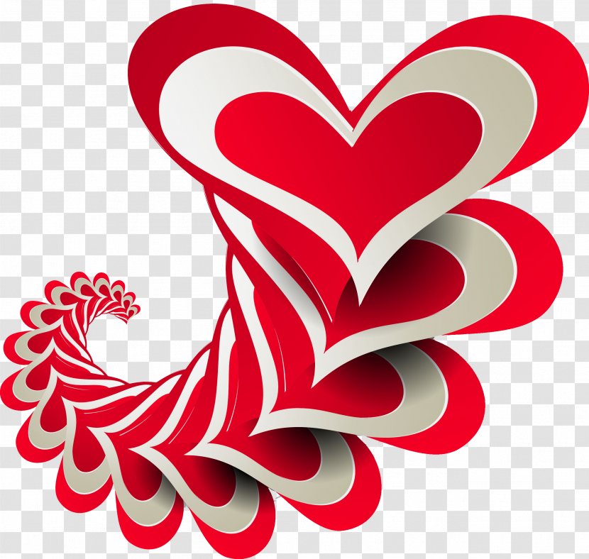 Valentine's Day Heart Graphic Design - Tree - LOVE Transparent PNG
