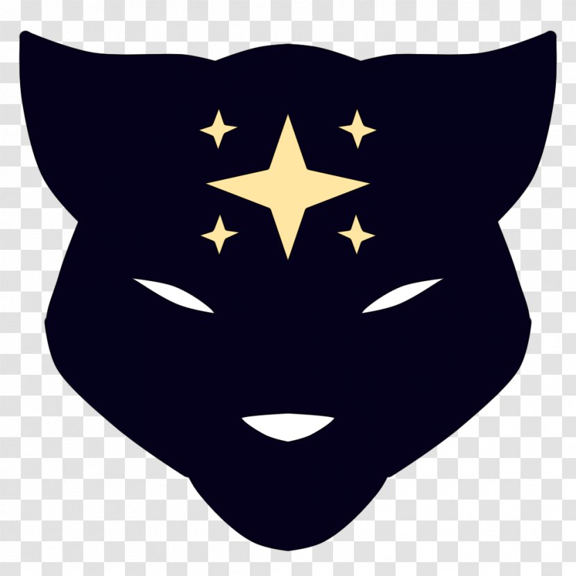 Whiskers Cat Illustration Clip Art Character - Logo Transparent PNG