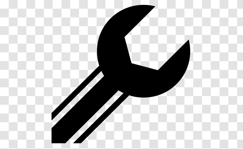 Symbol Spanners - Black And White - Spanner Transparent PNG