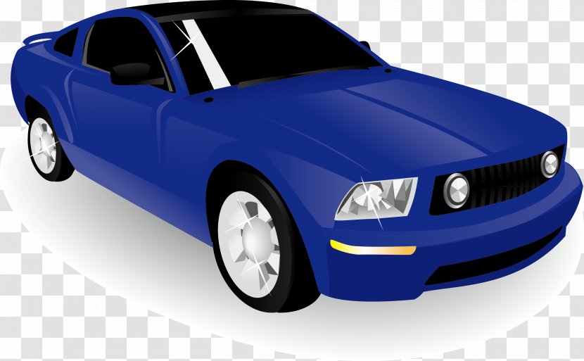 Ford Mustang Sports Car Automotive Design - Muscle - Decoration Vector Transparent PNG