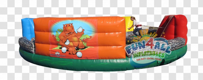 Inflatable Bouncers Game Hasbro Hungry Hippos Water Slide - Player Transparent PNG