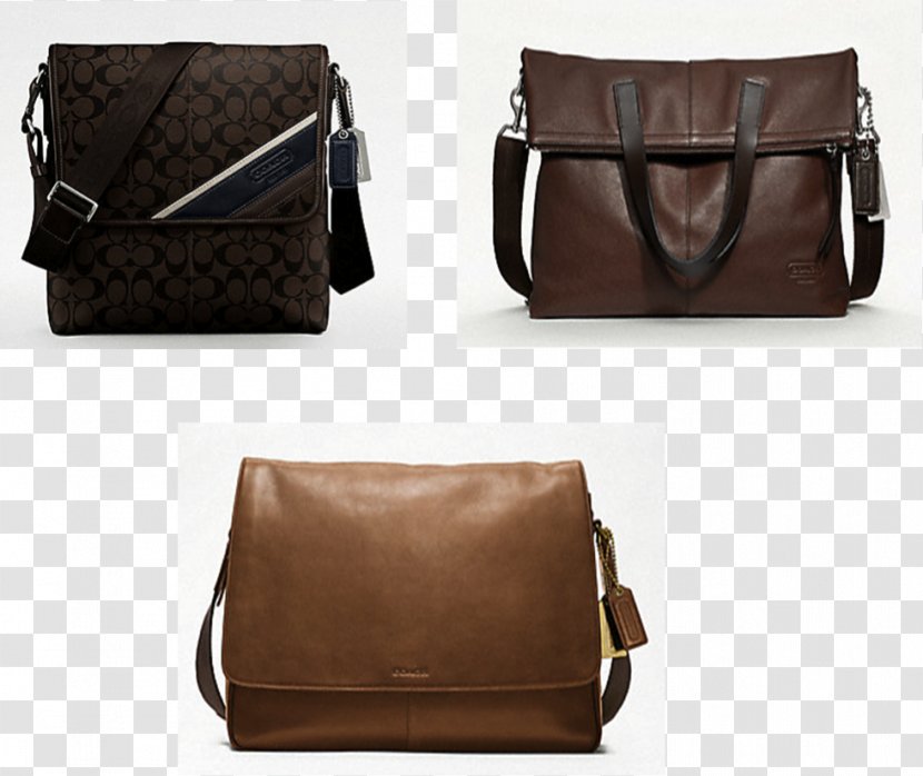 Handbag Leather Messenger Bags Fashion - Coach Bag Transparent PNG