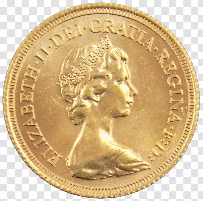 Gold Coin Sovereign United Kingdom - Lakshmi Transparent PNG