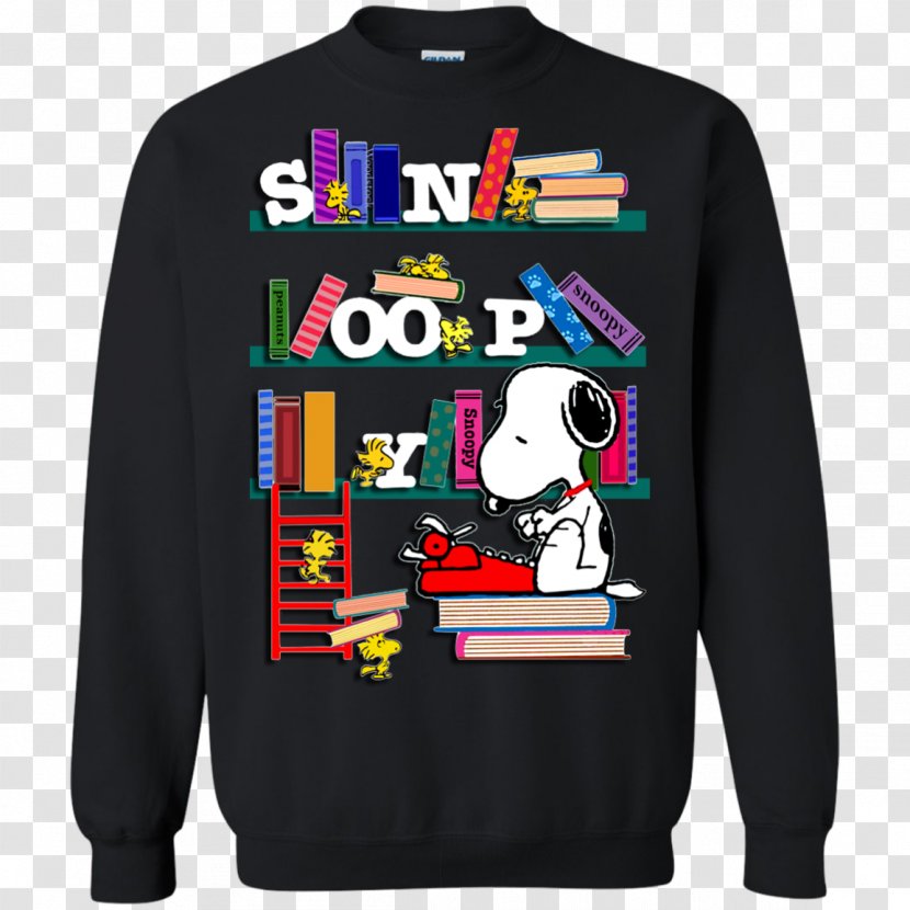 T-shirt Hoodie Sweater Christmas Jumper Bluza - Gildan Activewear - Snoopy Woodstock Transparent PNG