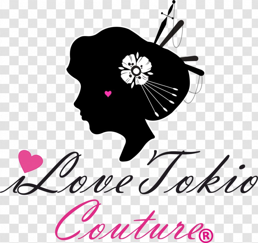 Logo Brand Graphic Design I Love Tokio Couture Floral Transparent PNG