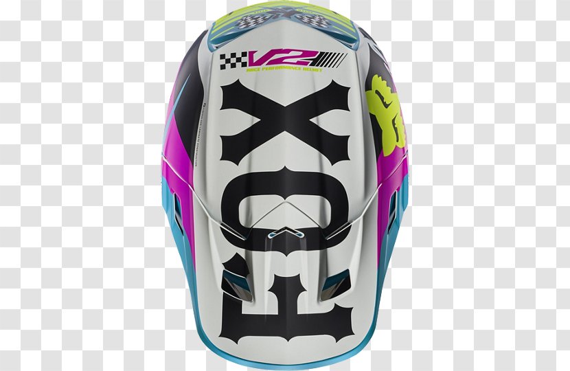 Motorcycle Helmets Fox Racing Motocross - Helmet Transparent PNG