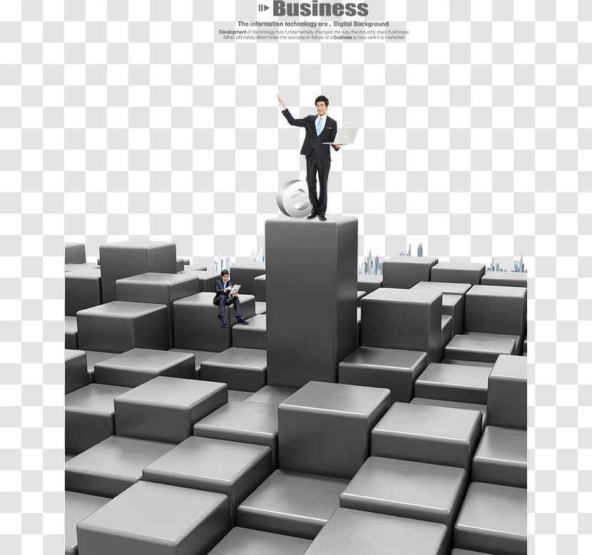 Tencent Video Block Computer File - Business - Man On The Transparent PNG