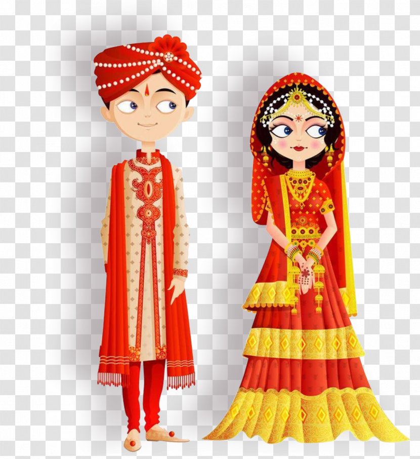 Wedding Invitation Weddings In India - Peach Transparent PNG