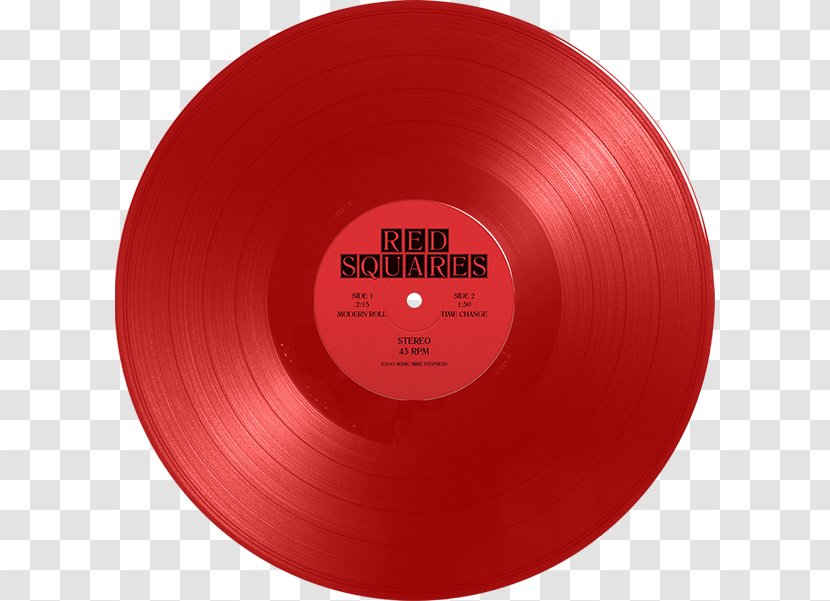 Red Squares Phonograph Record The Modern Roll - Compact Disc - Childrens Growth Transparent PNG