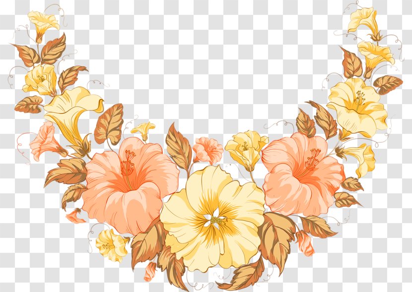Flower Garland Clip Art - Petal - Bouquet Pattern Transparent PNG