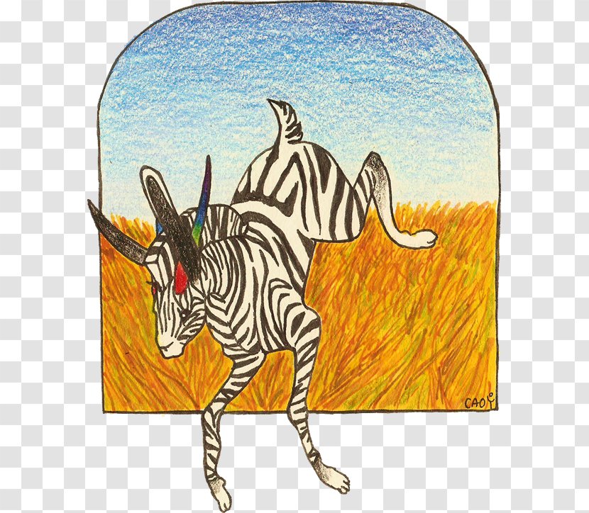 Cattle Illustration Cartoon Zebra - Art - Cao Transparent PNG