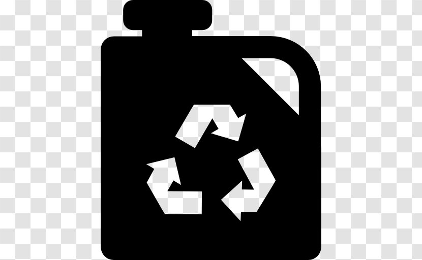 Recycling Bin Symbol - Waste - Black Transparent PNG