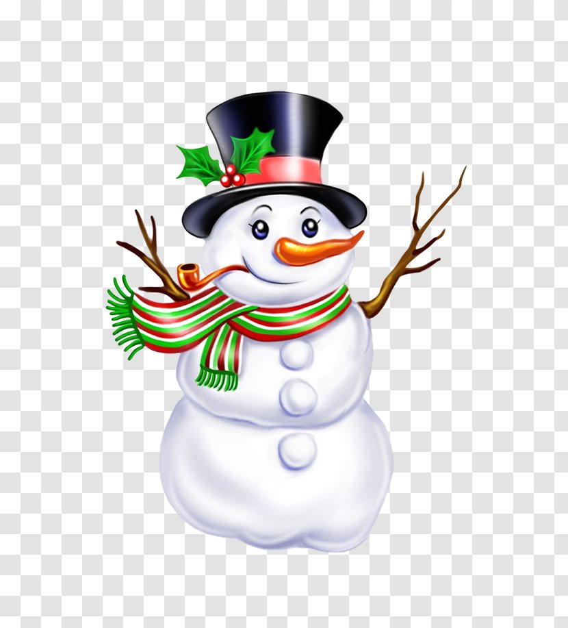 Snowman Christmas Cartoon Illustration - Tree - Cute Transparent PNG