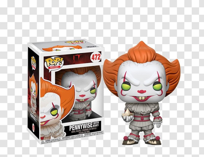 It Funko Action & Toy Figures Evil Clown - Horror - Pennywise Transparent PNG