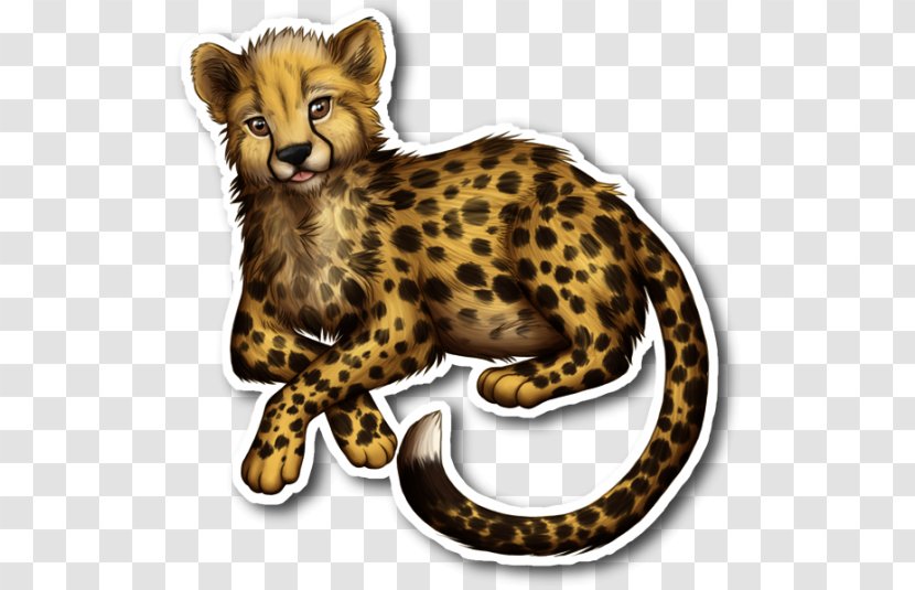 Cheetah Leopard Cat Drawing - Silhouette Transparent PNG
