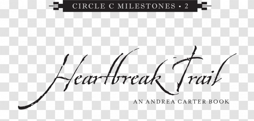 Heartbreak Trail: An Andrea Carter Book Logo Document White - Writing - Design Transparent PNG