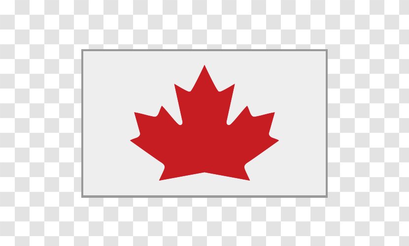 Maple Leaf 150th Anniversary Of Canada Flag - Black Transparent PNG