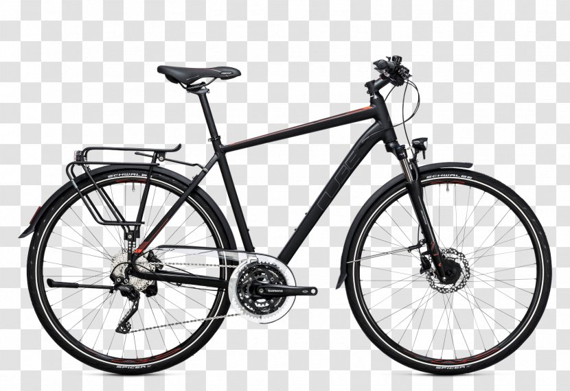 Touring Bicycle Cube Bikes Hybrid City - Shimano - Merida Transparent PNG