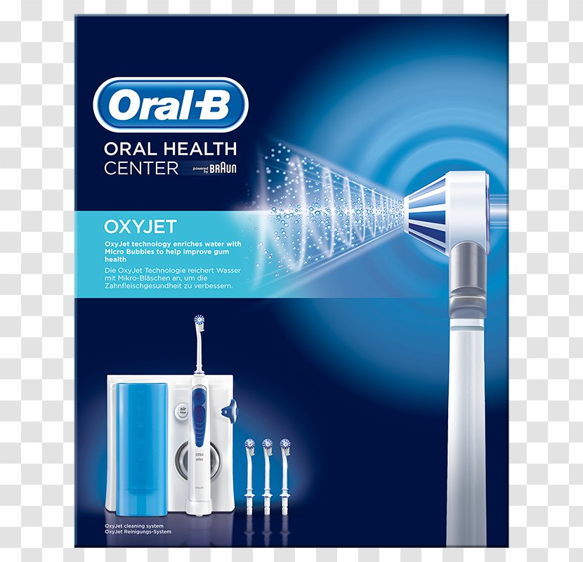 Electric Toothbrush Oral-B Oxyjet MD18 - Oralb Oxyjetpro 1000 - Tooth Brush Dental Water Jets FlossDental Hygienist Transparent PNG