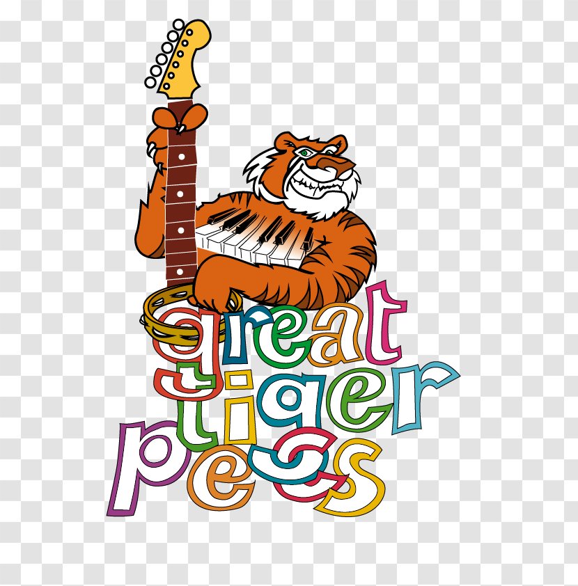 Tiger Graphic Design Cartoon Clip Art - Artwork Transparent PNG