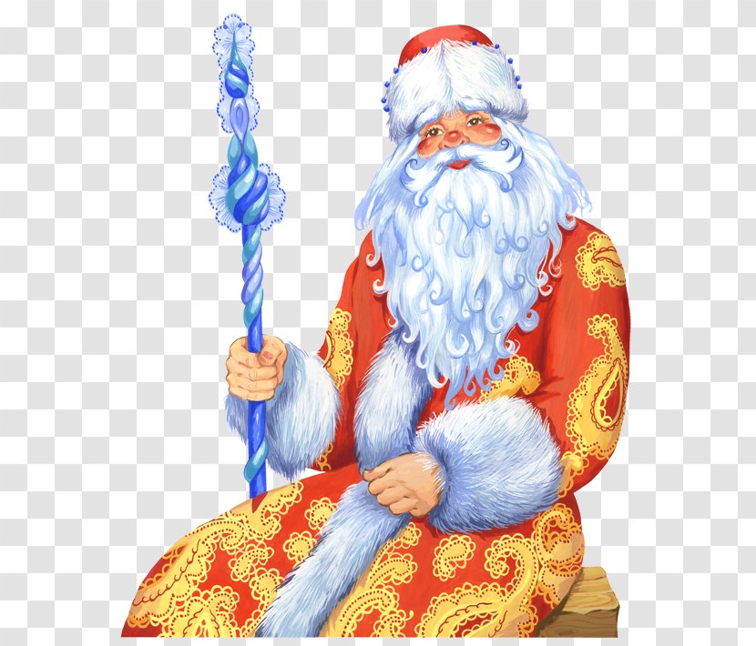 Ded Moroz Snegurochka Santa Claus Grandfather Ziuzia - Baba Igarlea Transparent PNG