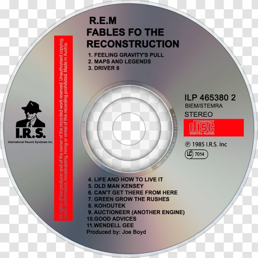 Fables Of The Reconstruction R.E.M. Album Document Complete Rarities: I.R.S. 1982–1987 - Cartoon - FABLES Transparent PNG