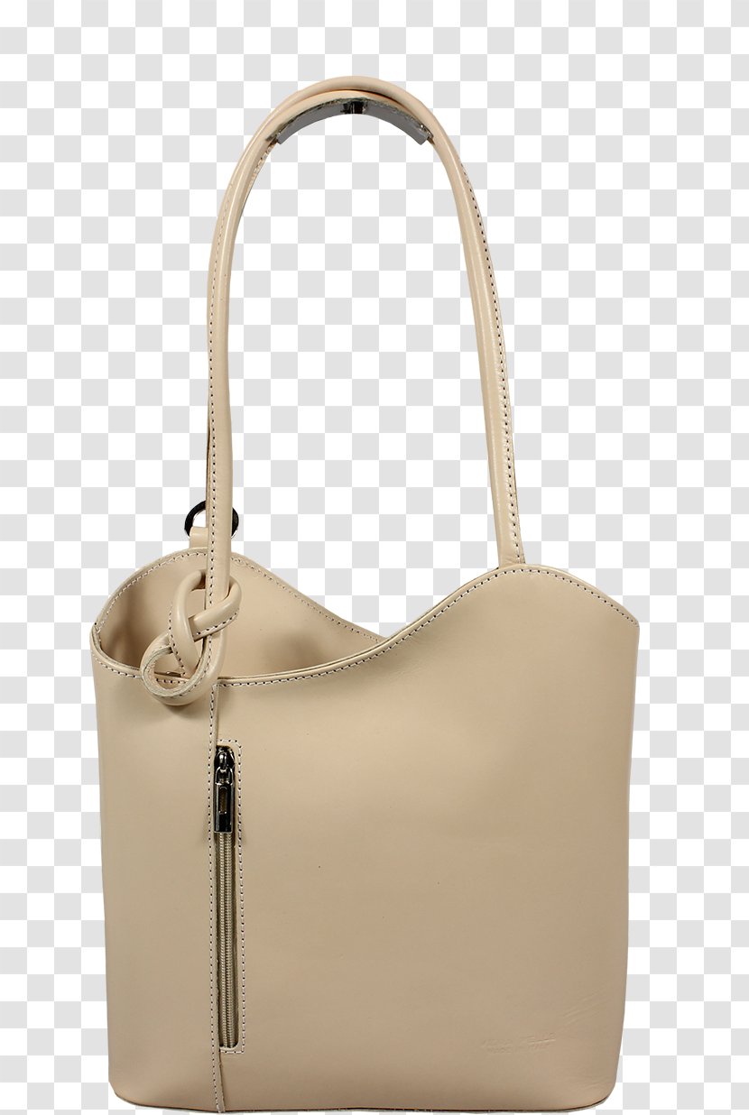 Tote Bag Hobo Handbag Beige Leather - Novak Transparent PNG