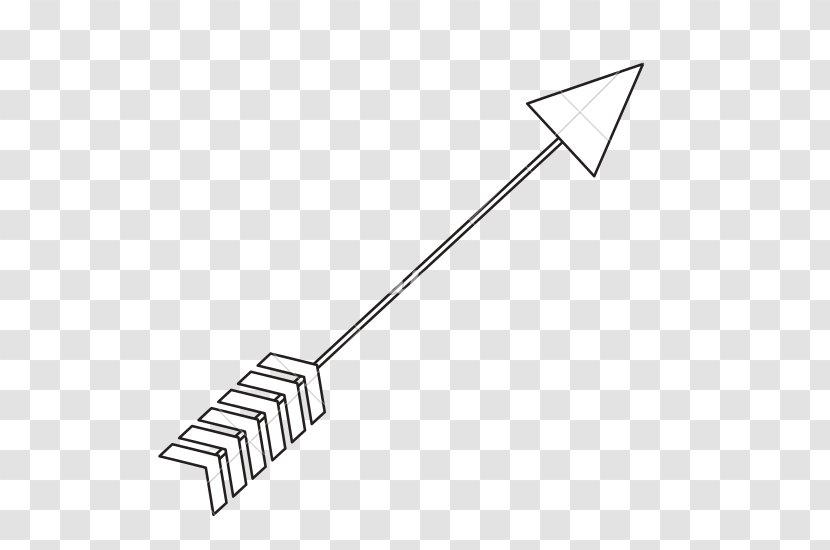 Bow And Arrow Archery - Black White Transparent PNG