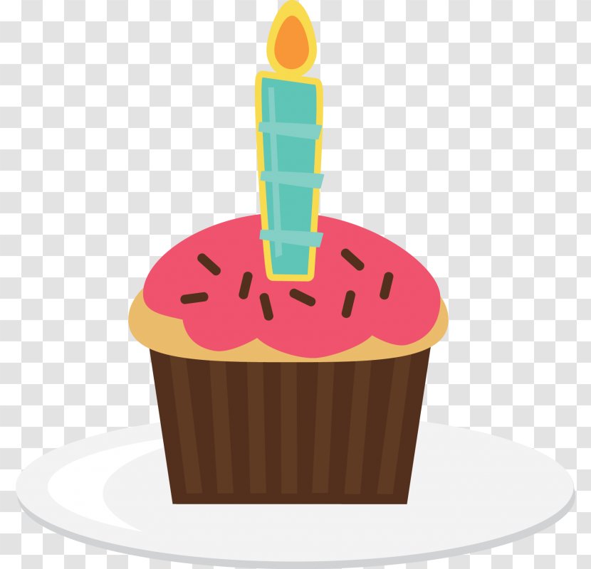 Cupcake Birthday Cake Icing Bakery - Image Of A Transparent PNG