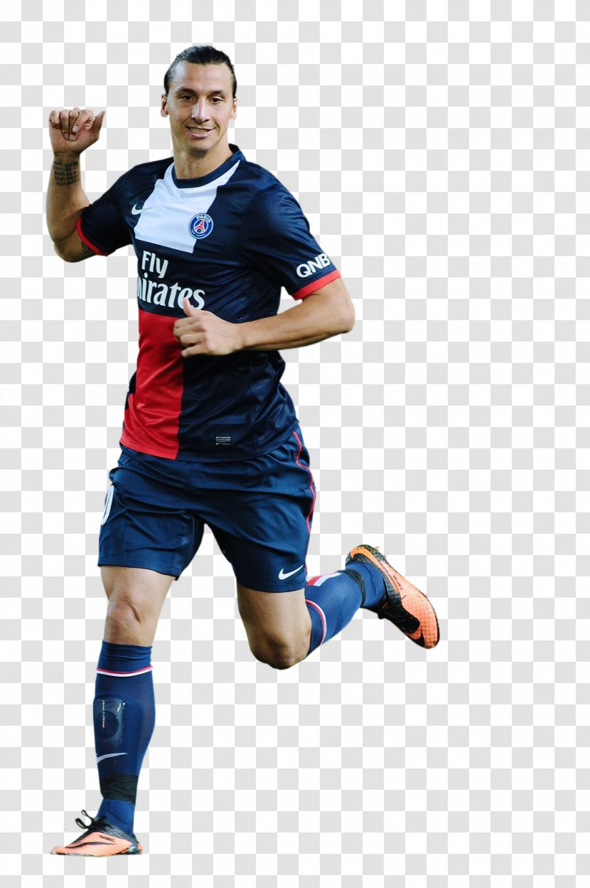 Zlatan Ibrahimović 2013–14 Ligue 1 Paris Saint-Germain F.C. Premier League Football Player - Jersey Transparent PNG