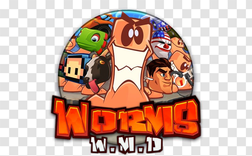 Worms WMD Battlegrounds Video Game Xbox One Mercenaries Saga Chronicles - Fictional Character - 2 Armageddon Transparent PNG
