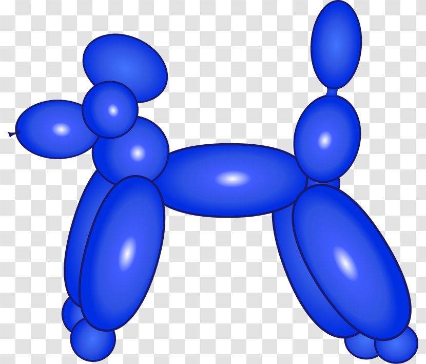 Balloon Dog Modelling Clip Art - Hot Air - Images Of Poodles Transparent PNG