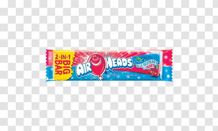 Taffy AirHeads Candy Blue Raspberry Flavor Cherry - Popsicle - Halloween Cartoon Animals Transparent PNG
