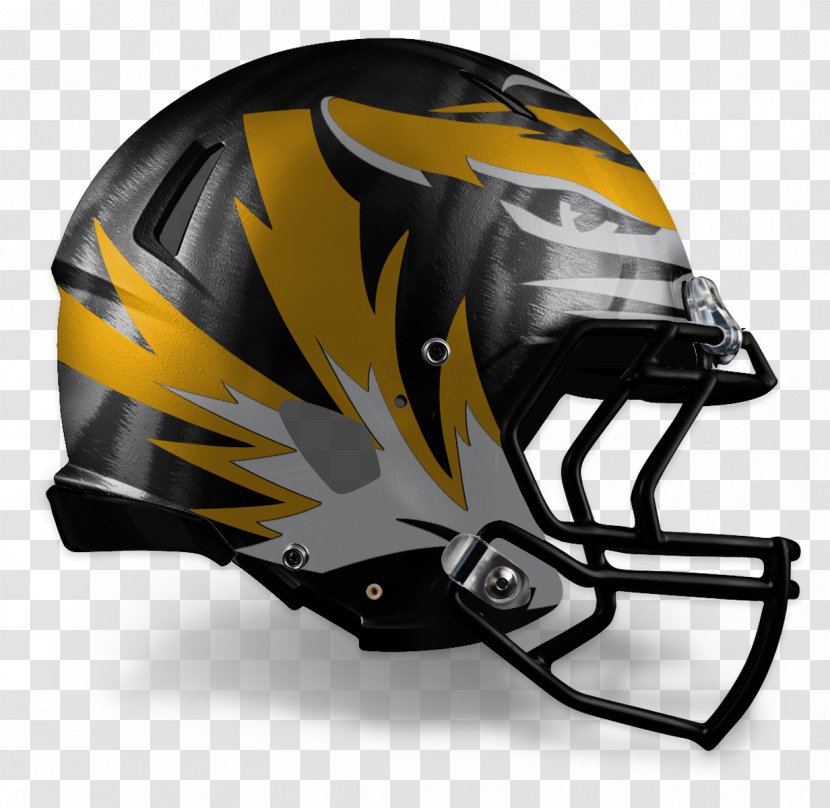 Missouri Tigers Football University Of Men's Basketball American Helmets - Automotive Design - Helmet Transparent PNG